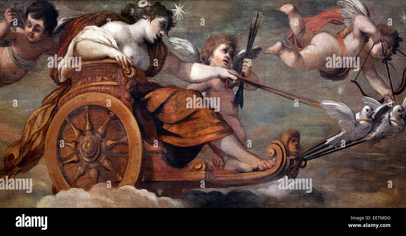 Il carro di Venere di Pietro da Cortona ( 1596 - 1669 ) Italia Italiano Foto Stock