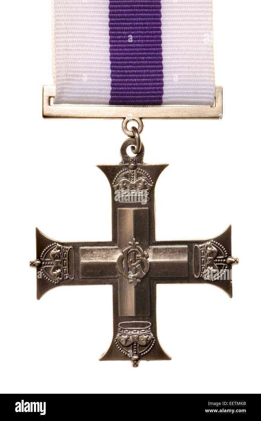 Croce militare medaglia (alta qualità replica) premio per la galanteria (vedi descrizione) Foto Stock
