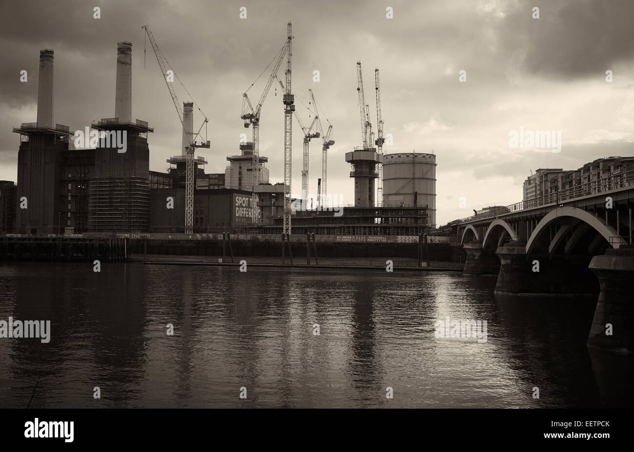 Riqualificazione di Battersea Power Station, Battersea, Londra, Inghilterra Foto Stock