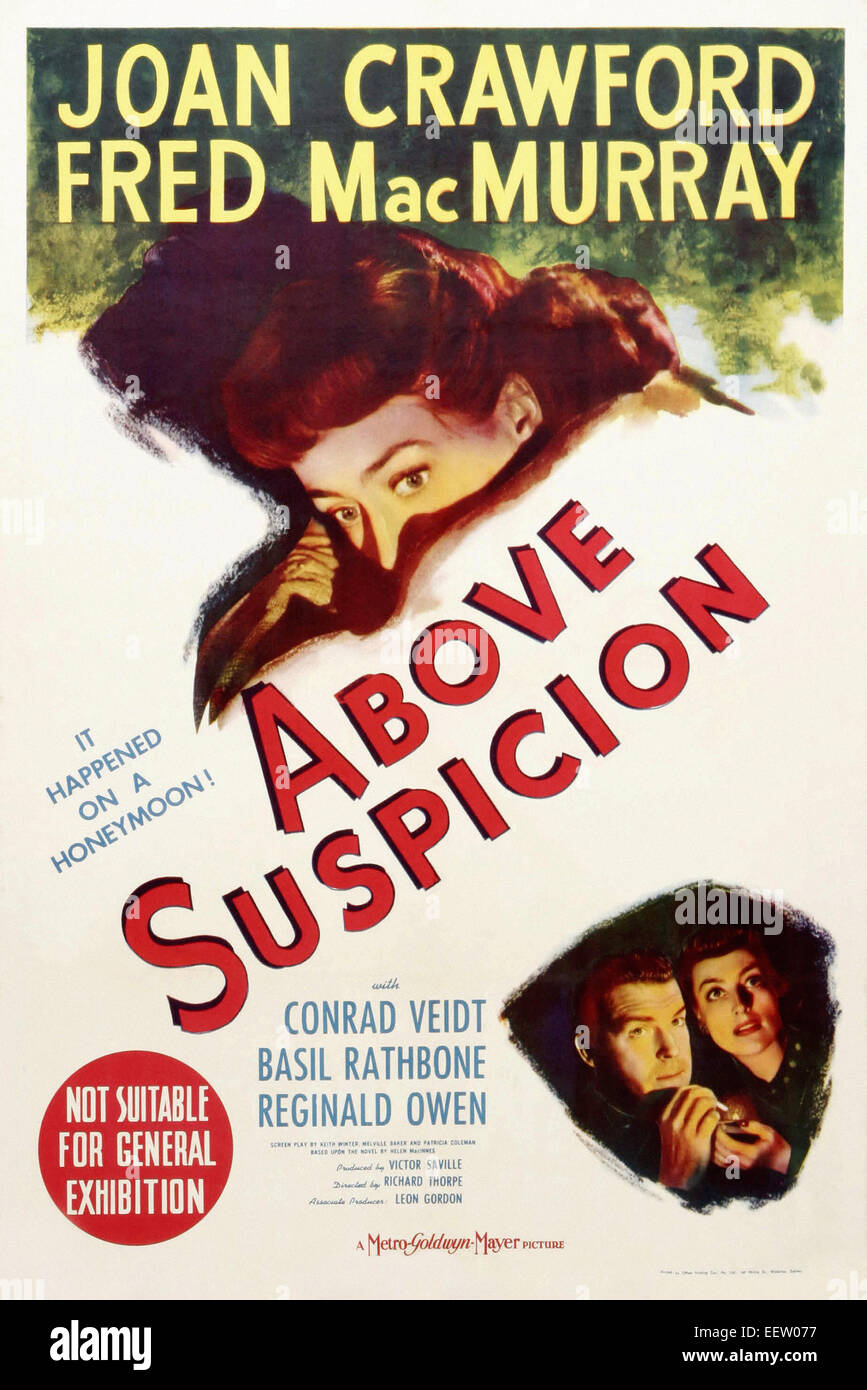 Al di sopra di ogni sospetto - poster del filmato Foto Stock