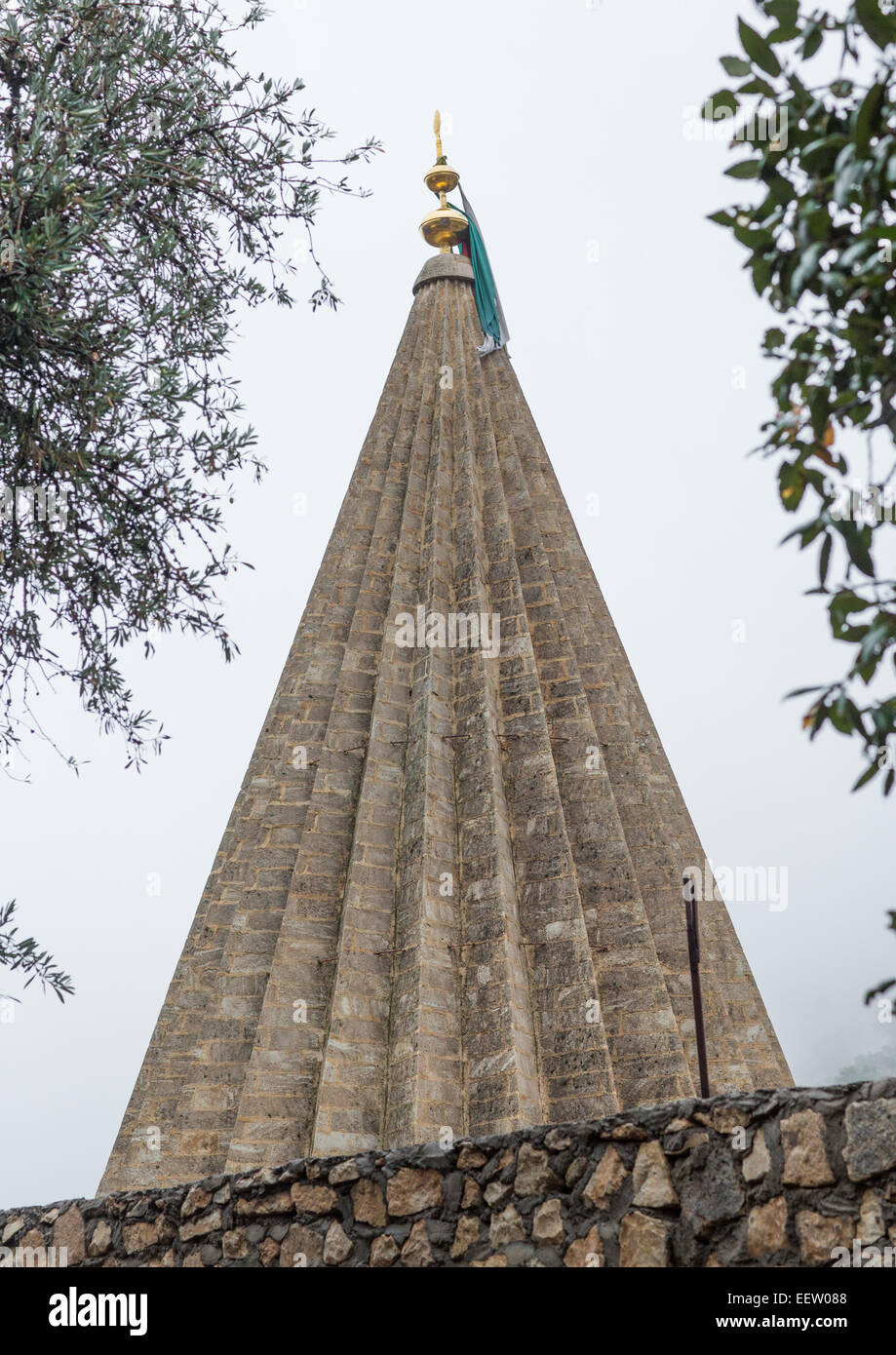 Tempio Lalesh, Kurdistan, Iraq Foto Stock