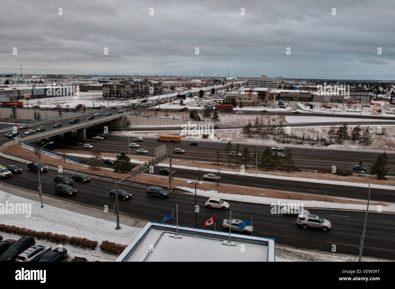 La periferia di Edmonton. Alberta Foto Stock