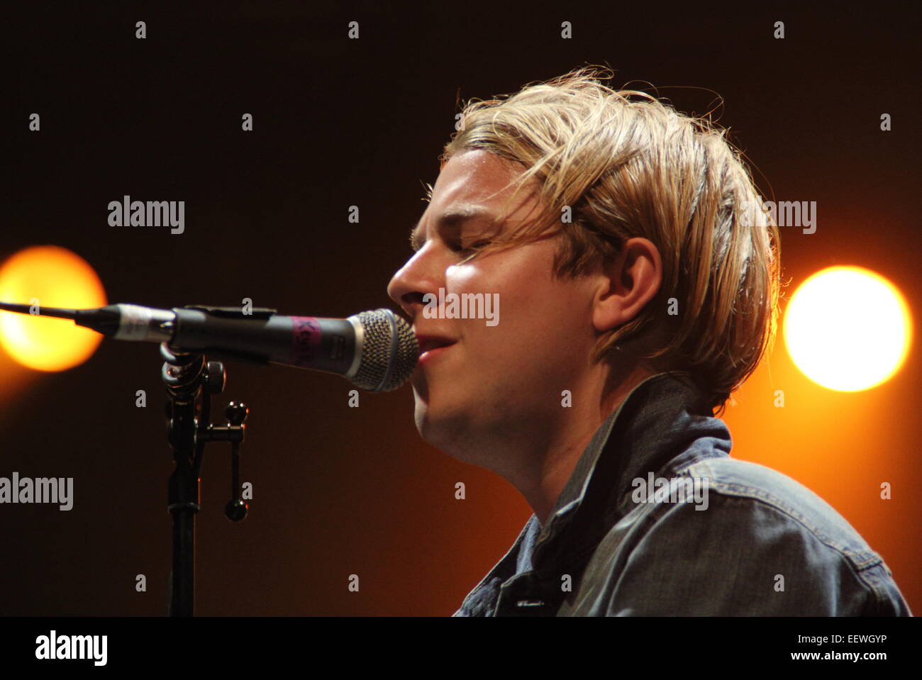 Splendore Festival 2014 a Wollaton Hall - spettacoli con: Tom Odell dove: Nottingham, Regno Unito quando: 19 Lug 2014 Foto Stock