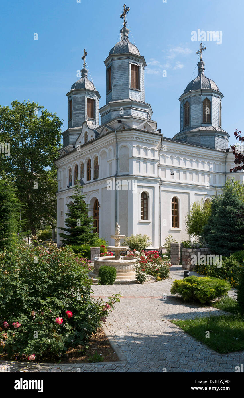 Cattedrale Ortodossa di San Nicola, Catedrala Sf Nicolae, Tulcea, Dobrogea, Romania Foto Stock