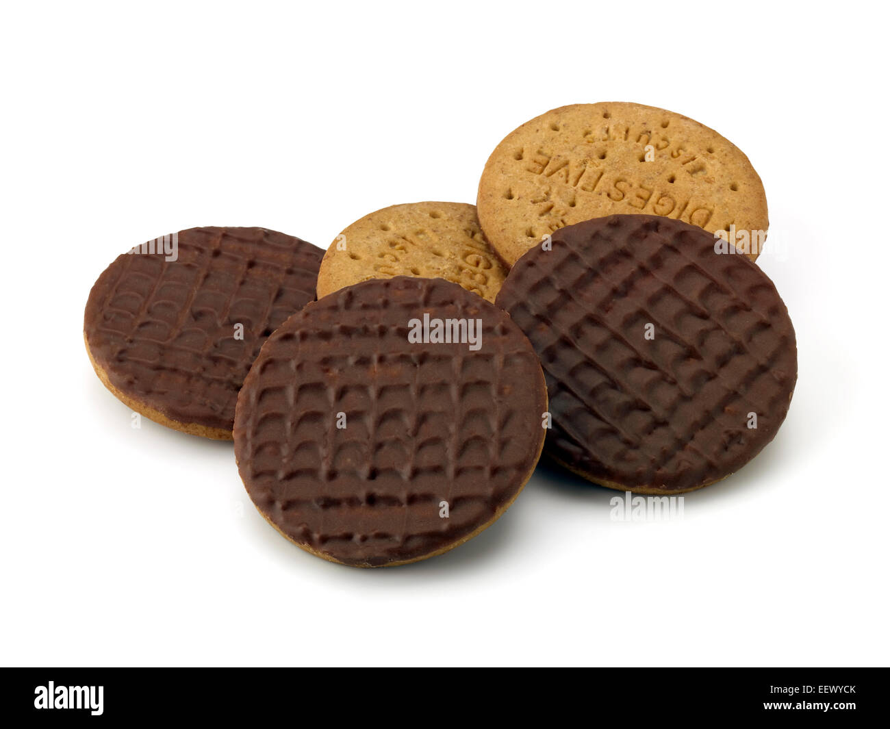 Cioccolato biscotto digestive Foto Stock
