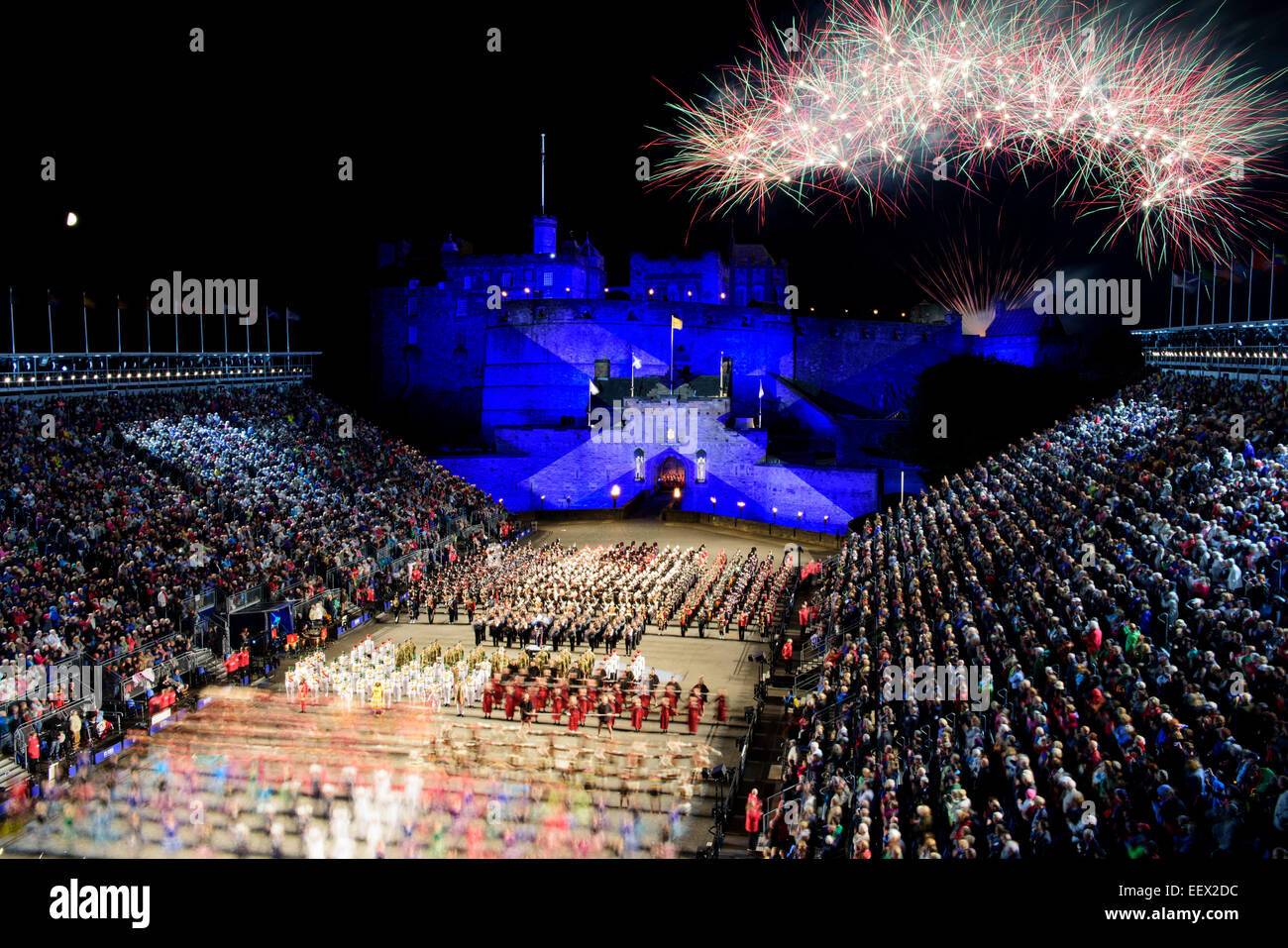 Il Royal Edinburgh Tattoo militare Foto Stock