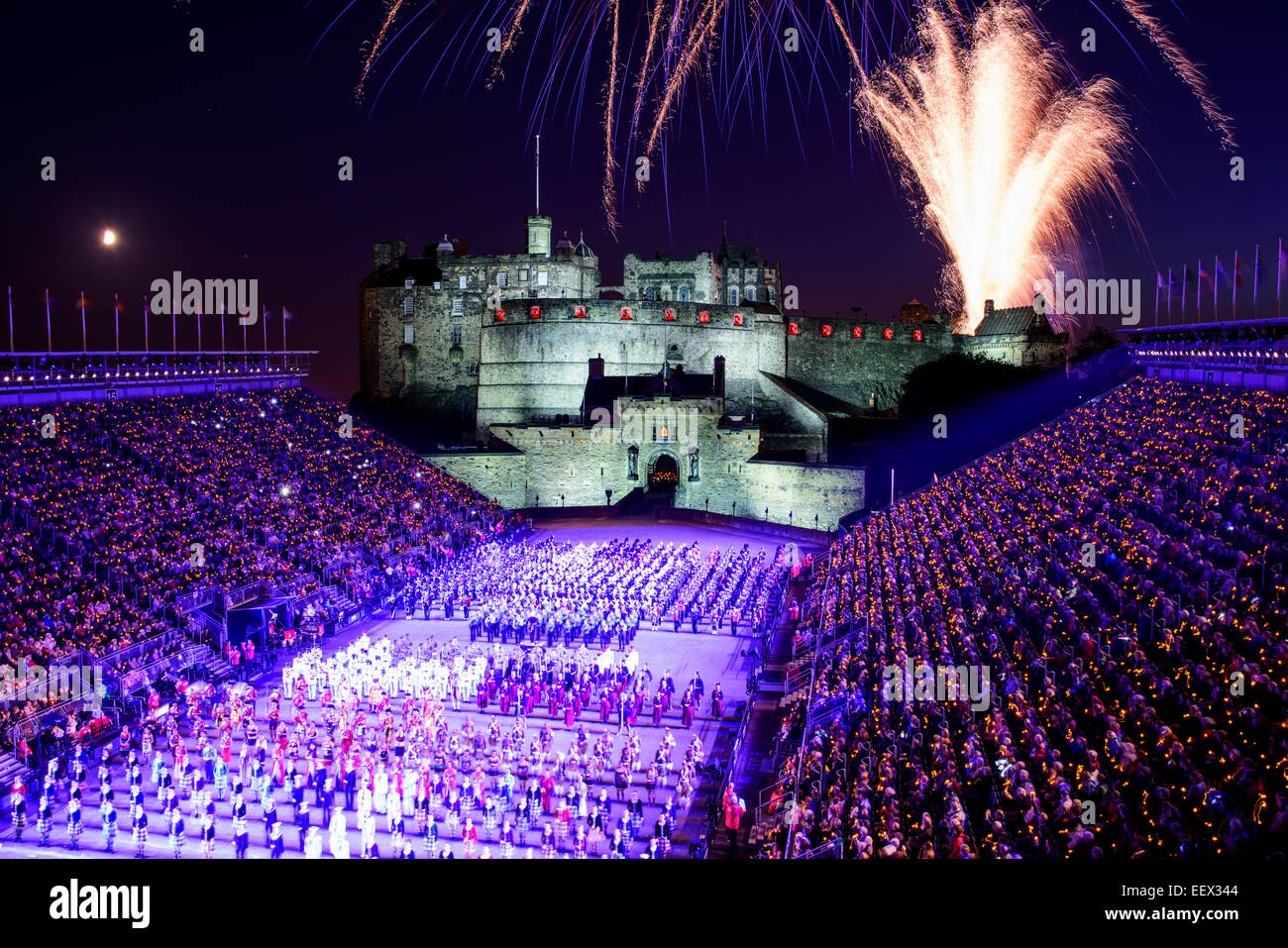 Il Royal Edinburgh Tattoo militare Foto Stock
