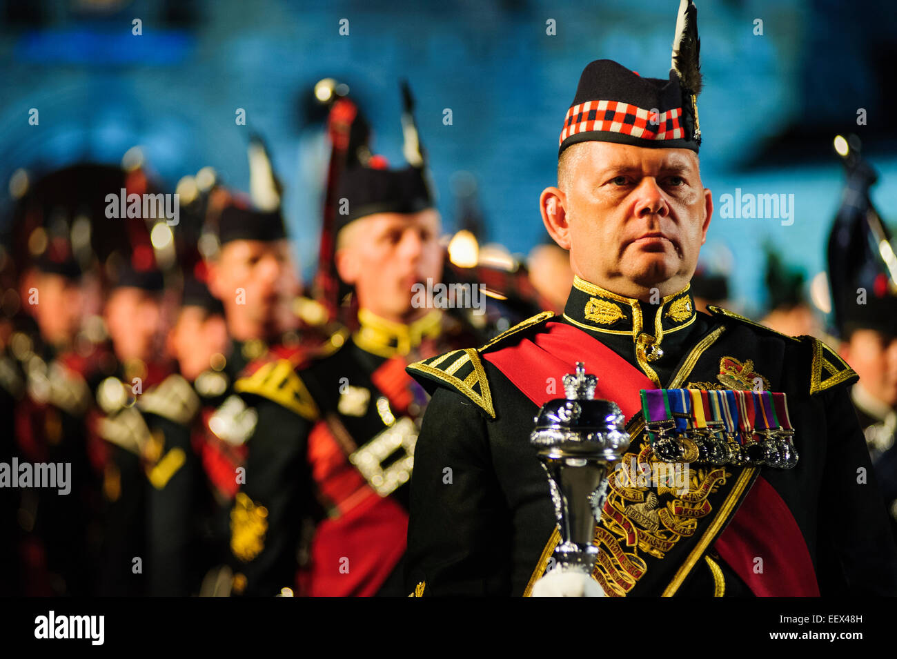 Il Royal Edinburgh Tattoo militare Foto Stock