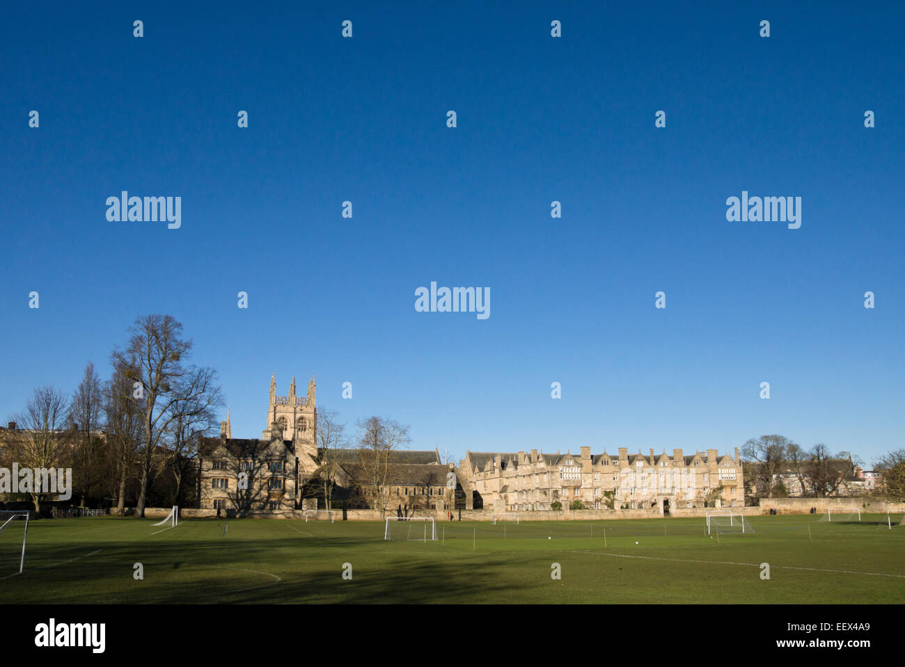 Storica città di Oxford in Oxfordshire England Regno Unito Merton College Foto Stock