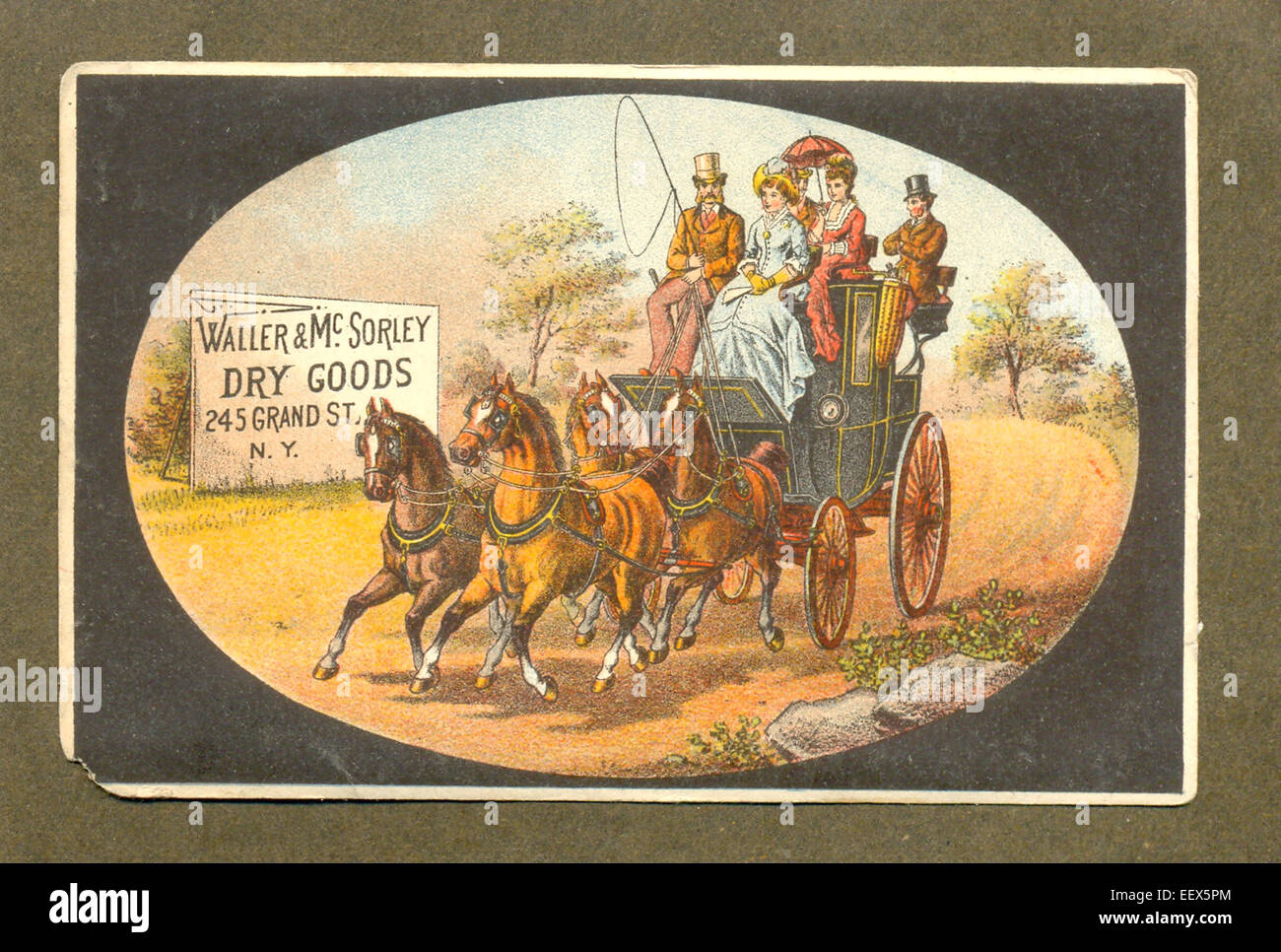 American scheda commerciale per la parete & McSorley Foto Stock