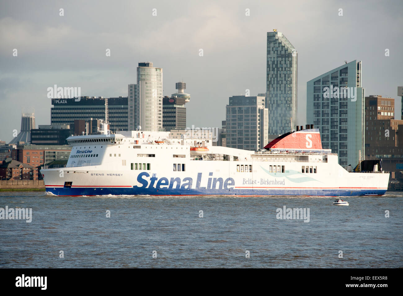 Stena Line Mersey nave Belfast Birkenhead Irlanda Foto Stock