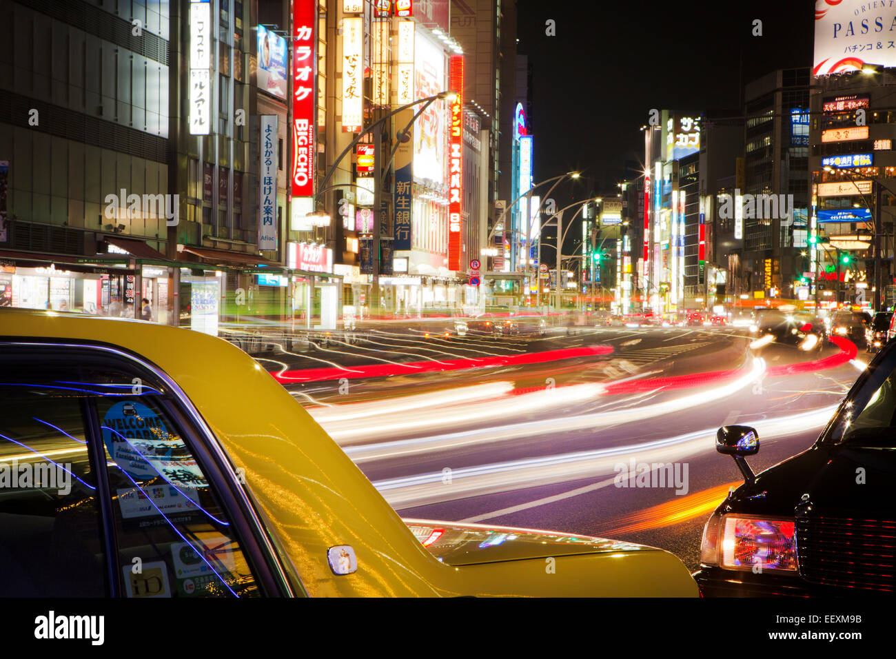 Abstract di traffico Foto Stock