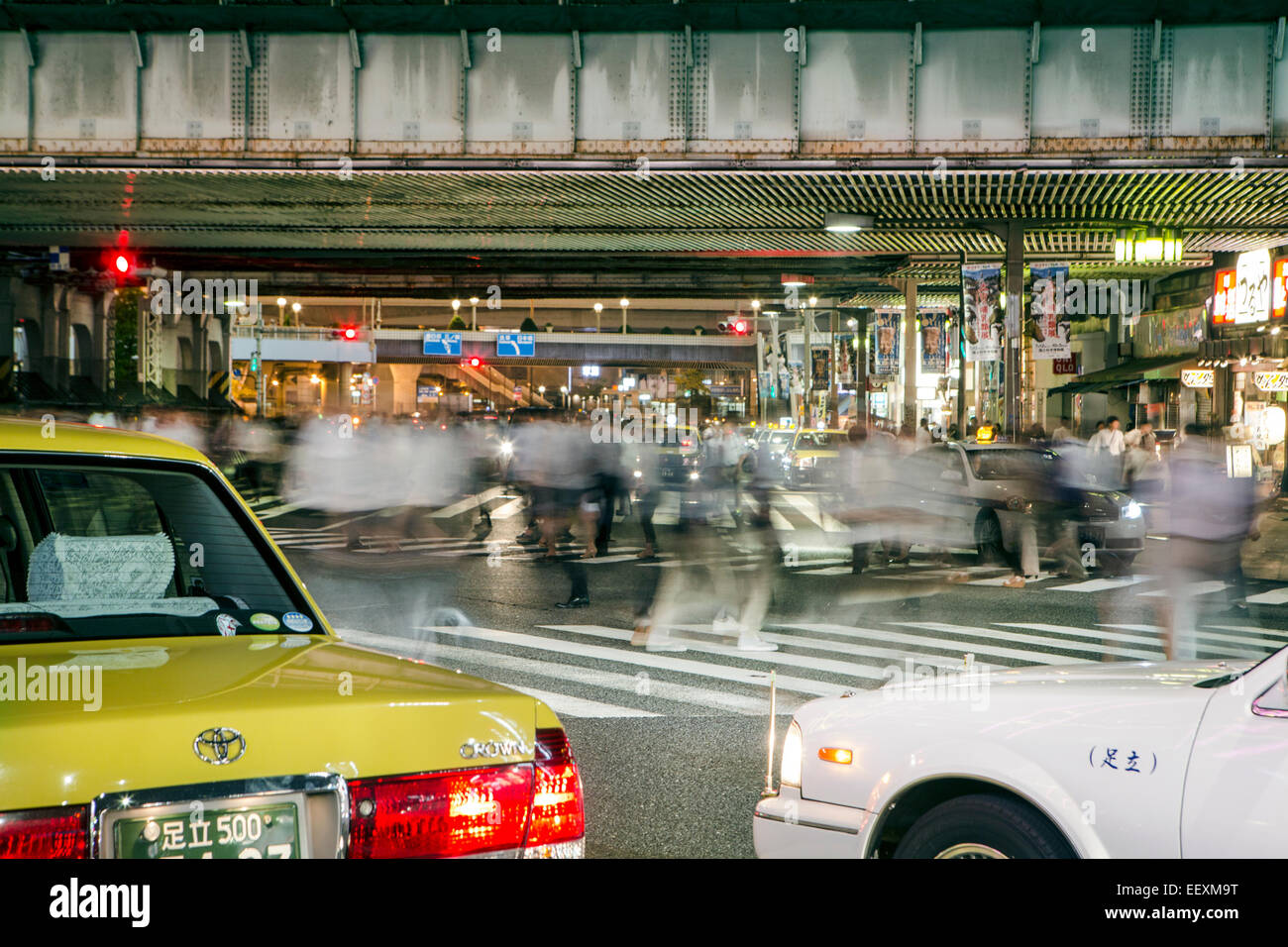 Abstract di traffico Foto Stock