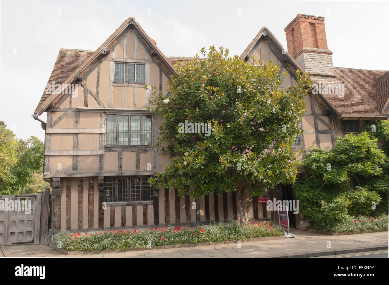 Halls Croft, la casa di Willam Shakespeare della figlia Susanna e suo marito Dr John Hall in Stratford upon Avon, England, Regno Unito Foto Stock