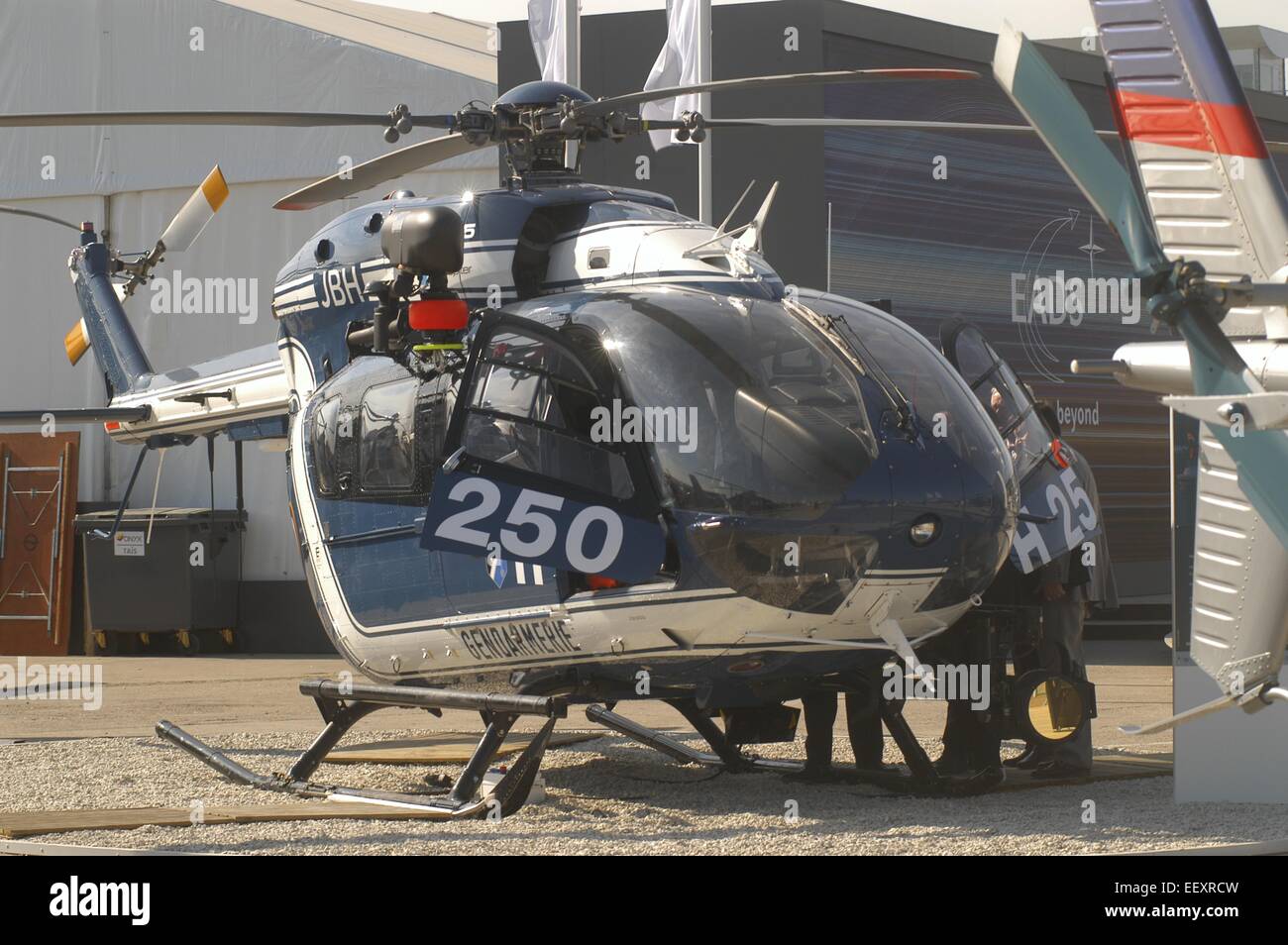 Elicottero Eurocopter BO 105 CBS-5 per la polizia tedesca Foto Stock