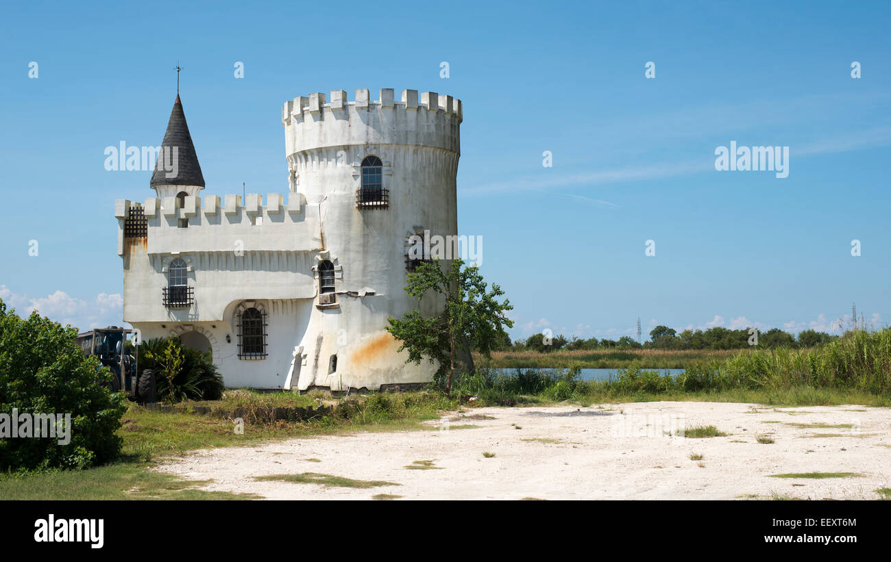 Louisiana Swamp terra , Delta , le zone umide .Mississippi River . Foto Stock