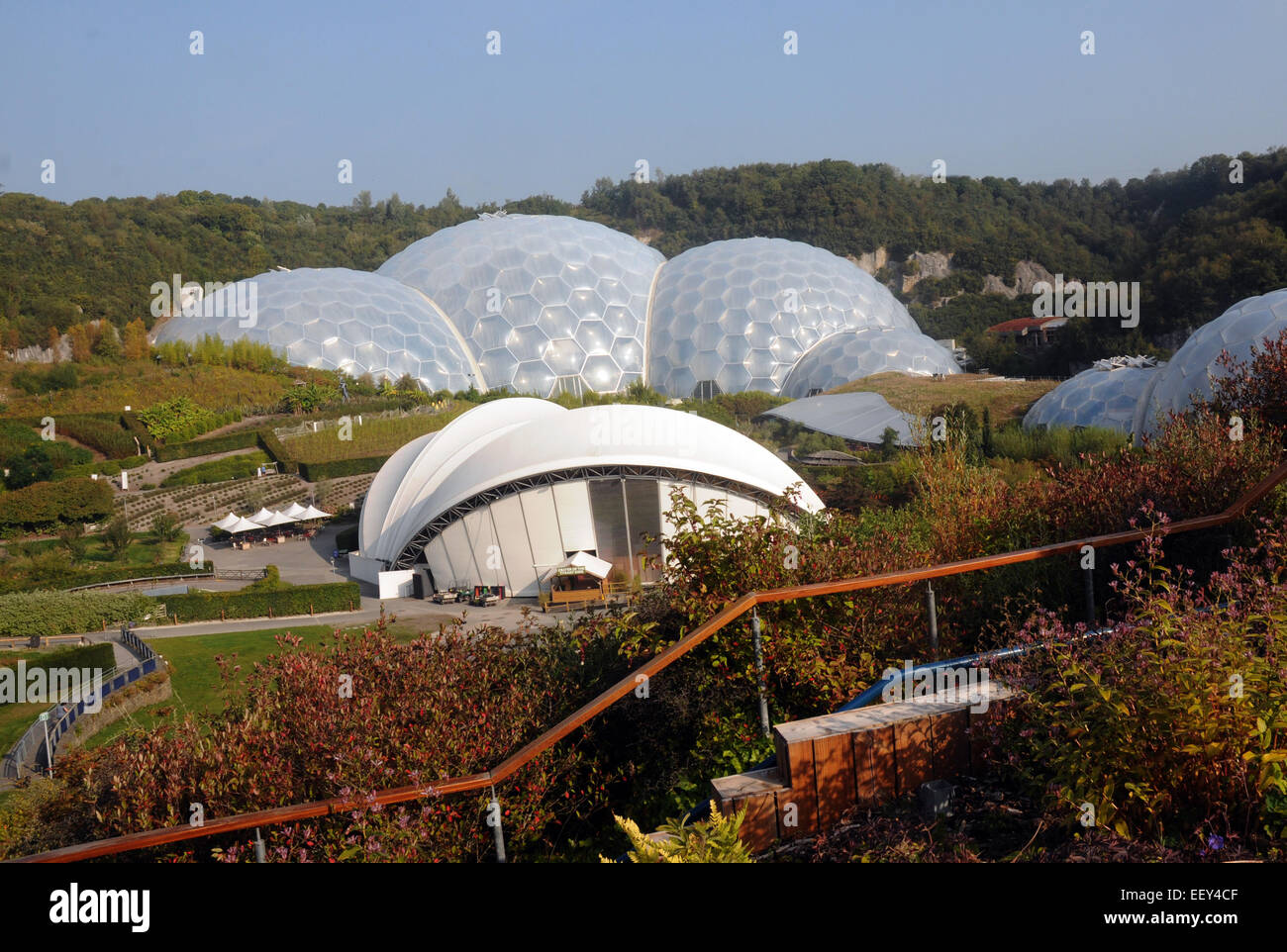 Settembre 2014 l'Eden Project vicino a St. Austell, Cornwall. Pic Mike Walker, Mike Walker foto Foto Stock