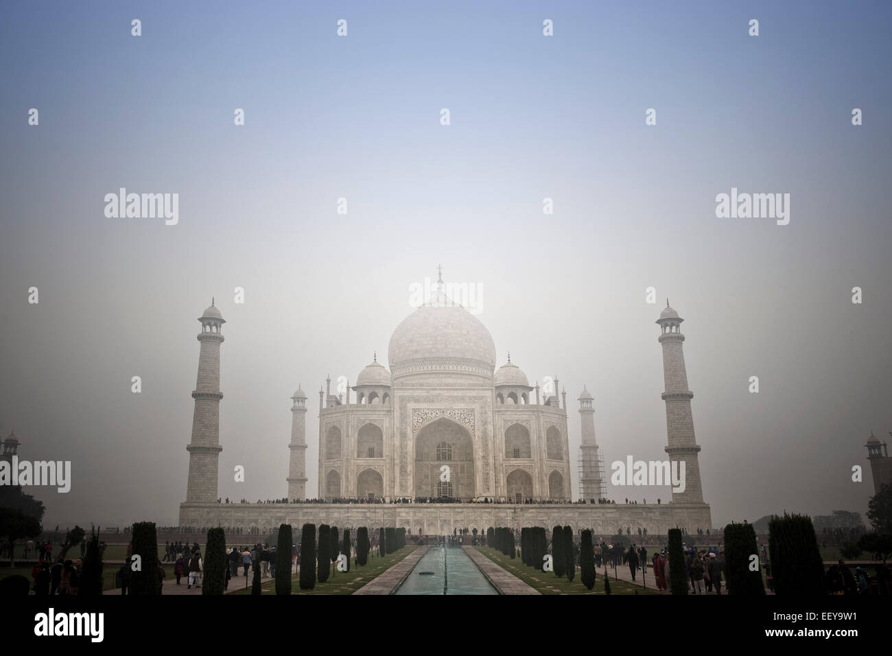 India, Uttar Pradesh, Agra il Taj Mahal complessa, Taj Mahal Foto Stock