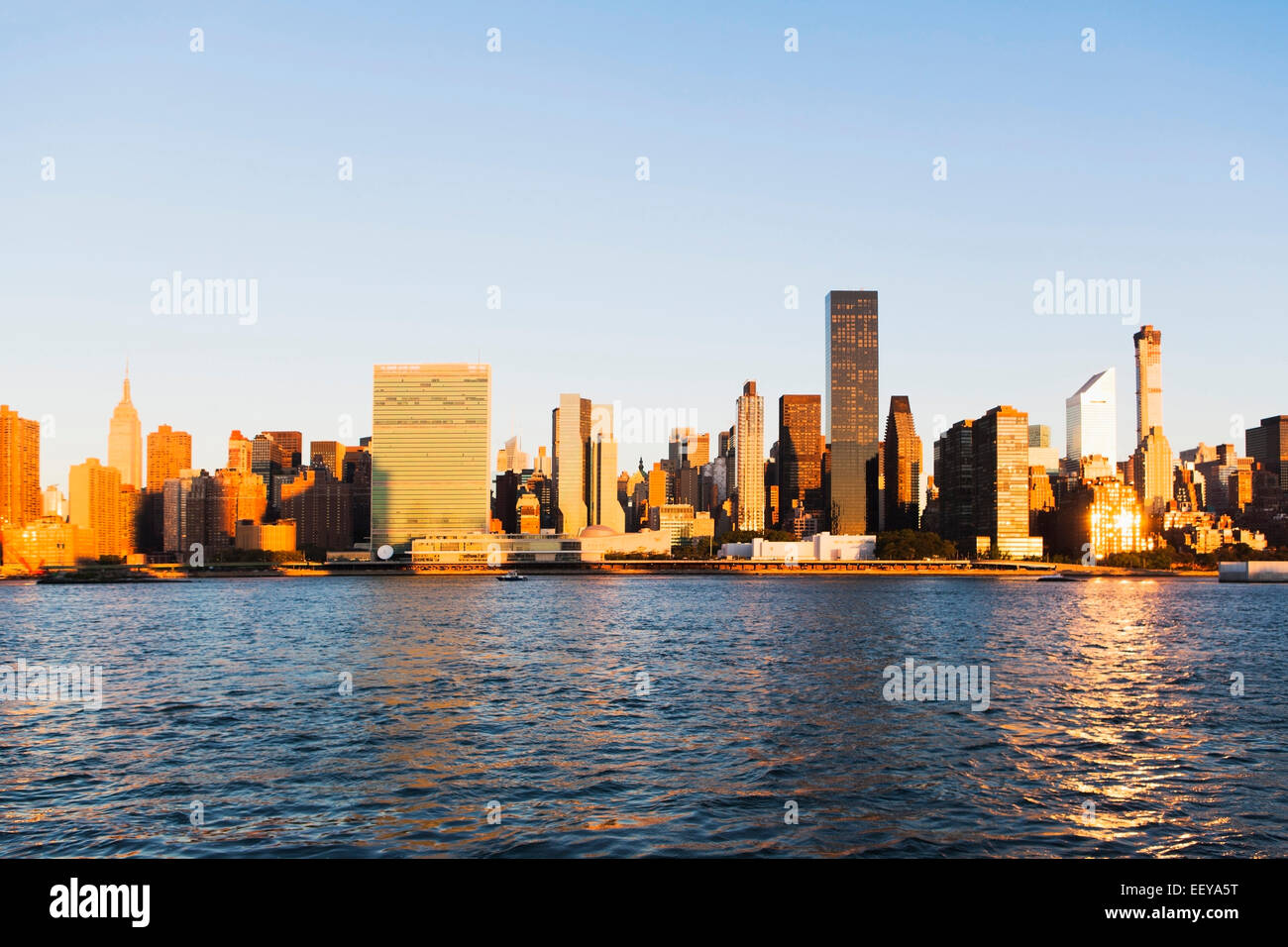 Stati Uniti d'America, nello Stato di New York, New York City, vista del paesaggio urbano Foto Stock