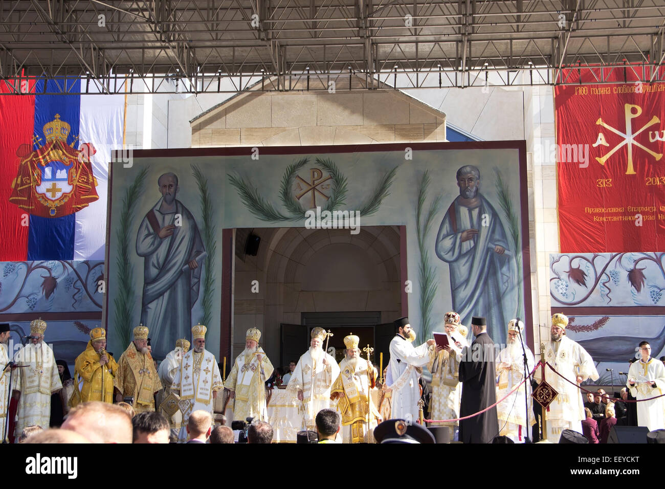 Giubileo dell'Editto di Milano in Nis, 6. ottobre 2013. Foto Stock