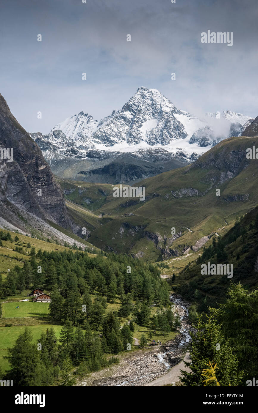 Panoramica generale del Gross Glockner Foto Stock