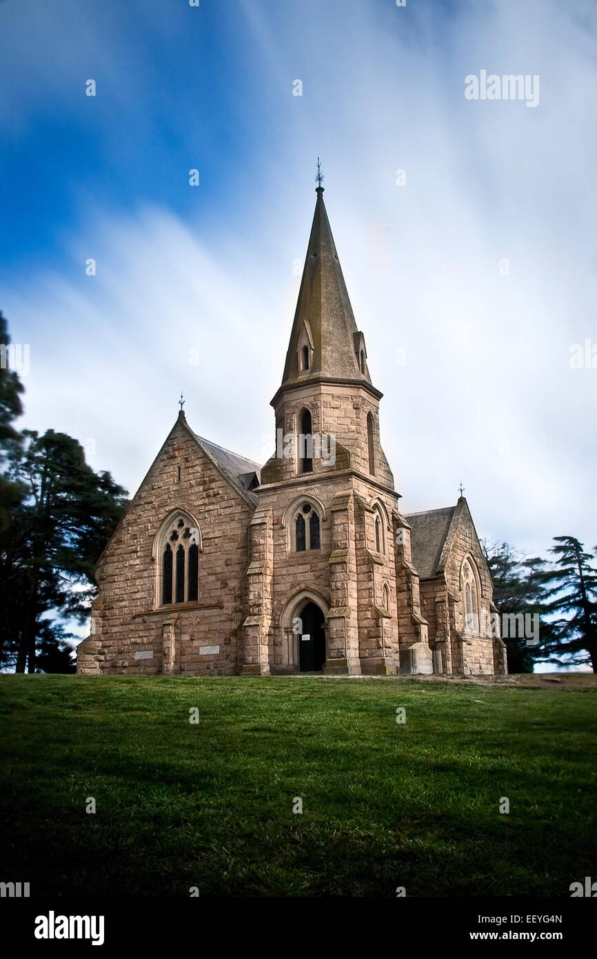 Chiesa in Tasmania Foto Stock