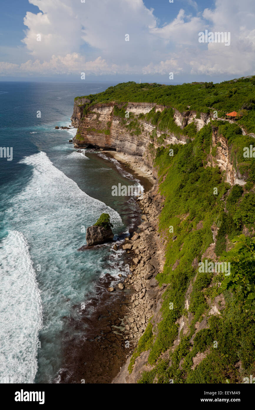 Scogliere in Uluwatu, Bali. Foto Stock