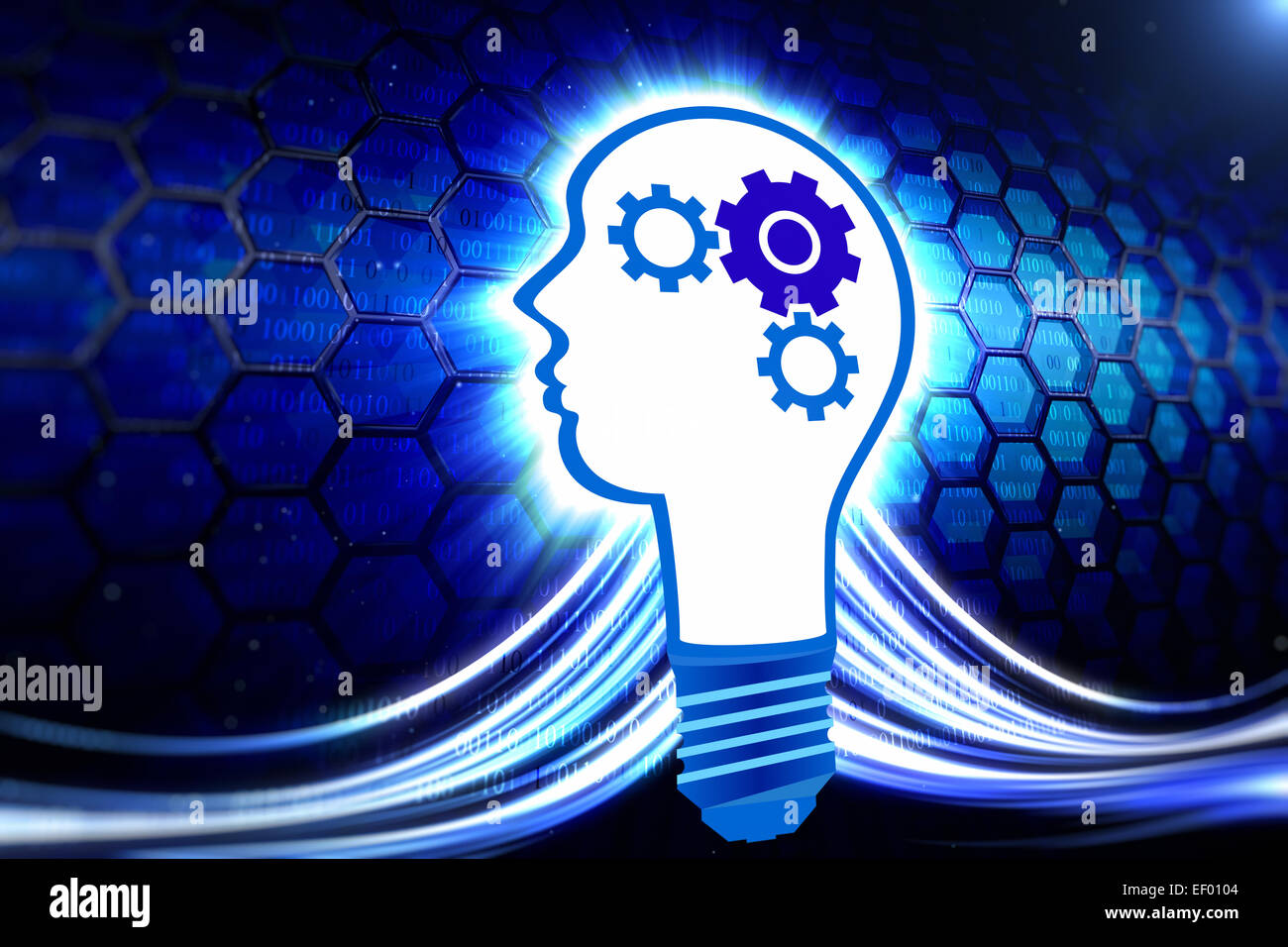 Il pensiero creativo Foto Stock