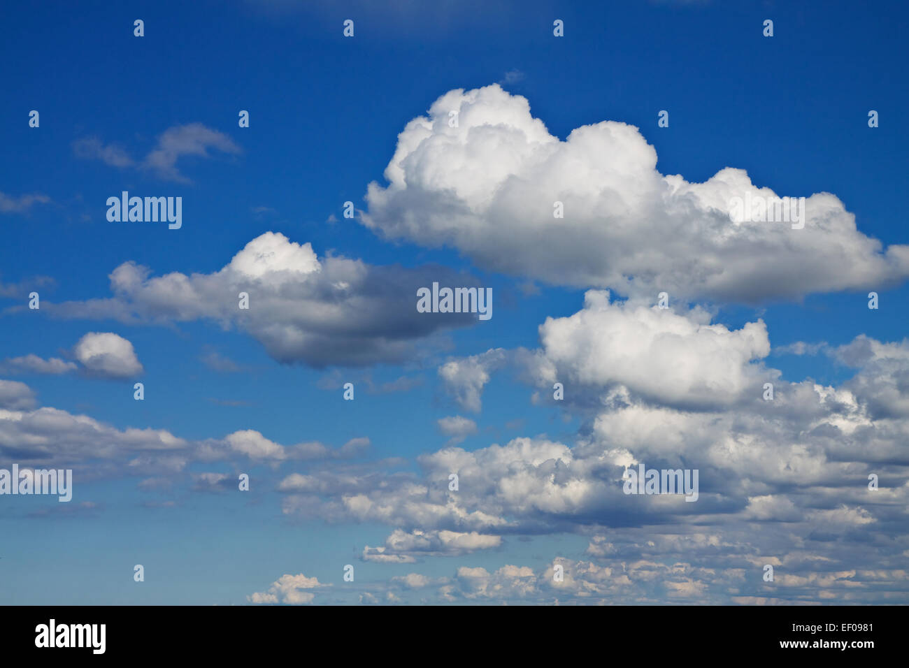 Nuvole nel cielo. Foto Stock