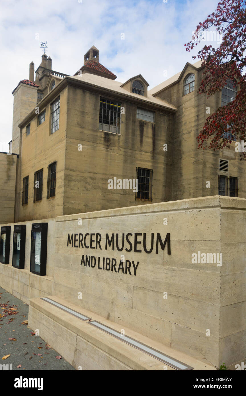 Museo di Mercer Doylestown PA Foto Stock