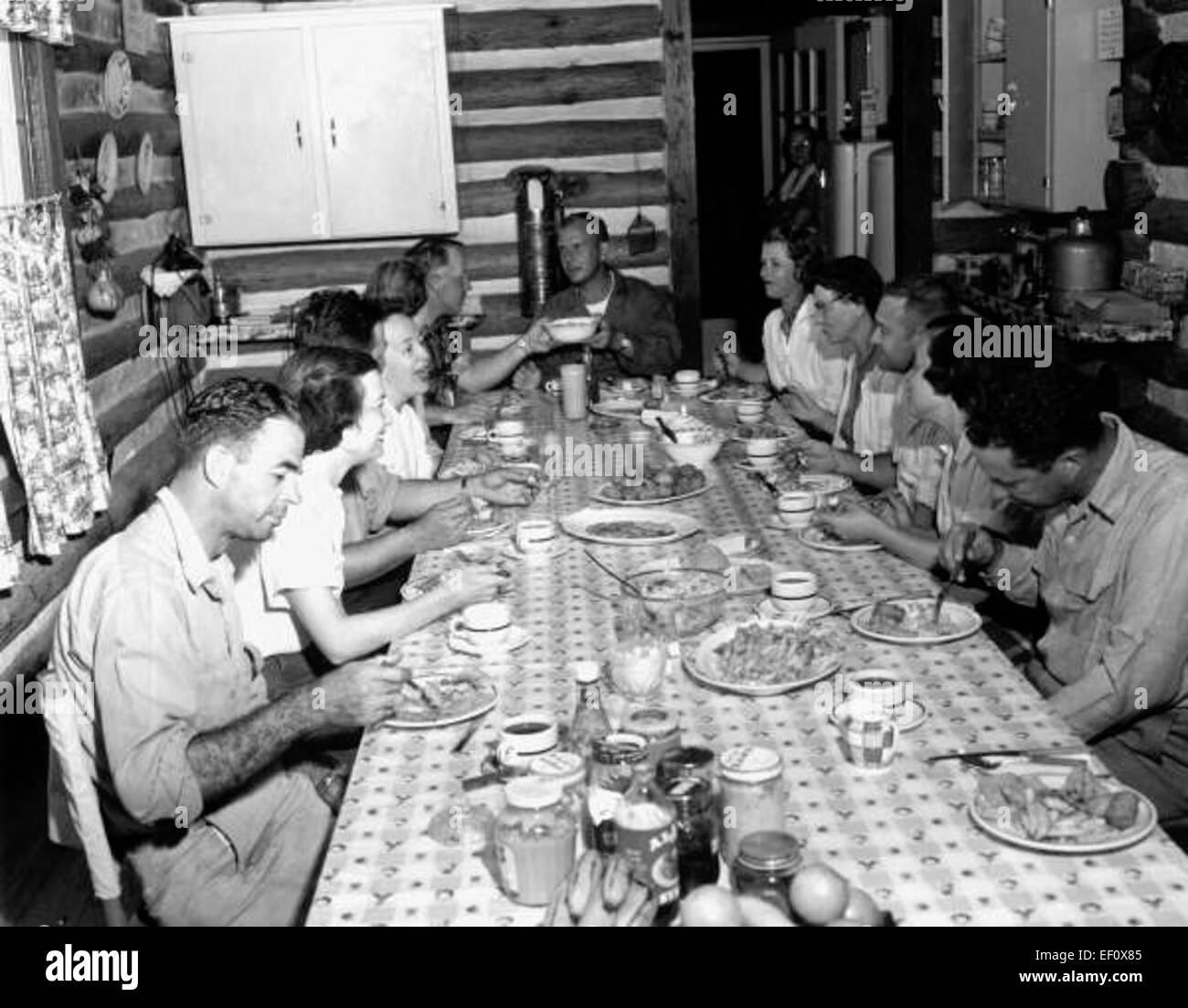 Cenare presso il Shangri La Lodge - Steinhatchee Foto Stock