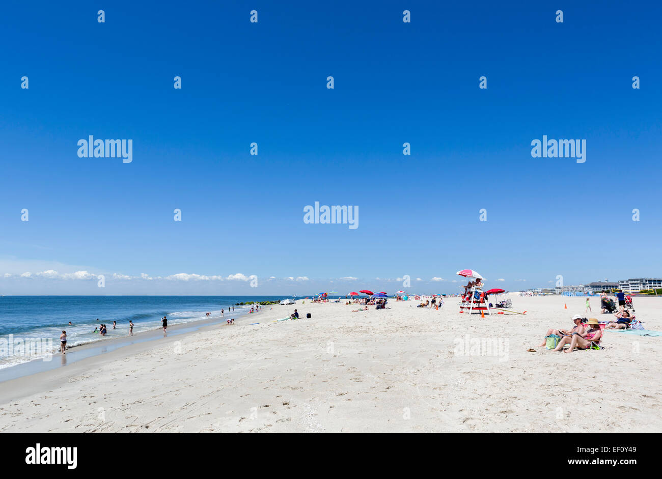 La spiaggia di Cape May, New Jersey, STATI UNITI D'AMERICA Foto Stock