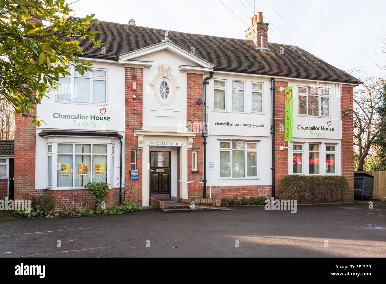 NHS GP chirurgia. Reading, Berkshire, Inghilterra, GB, Regno Unito Foto Stock
