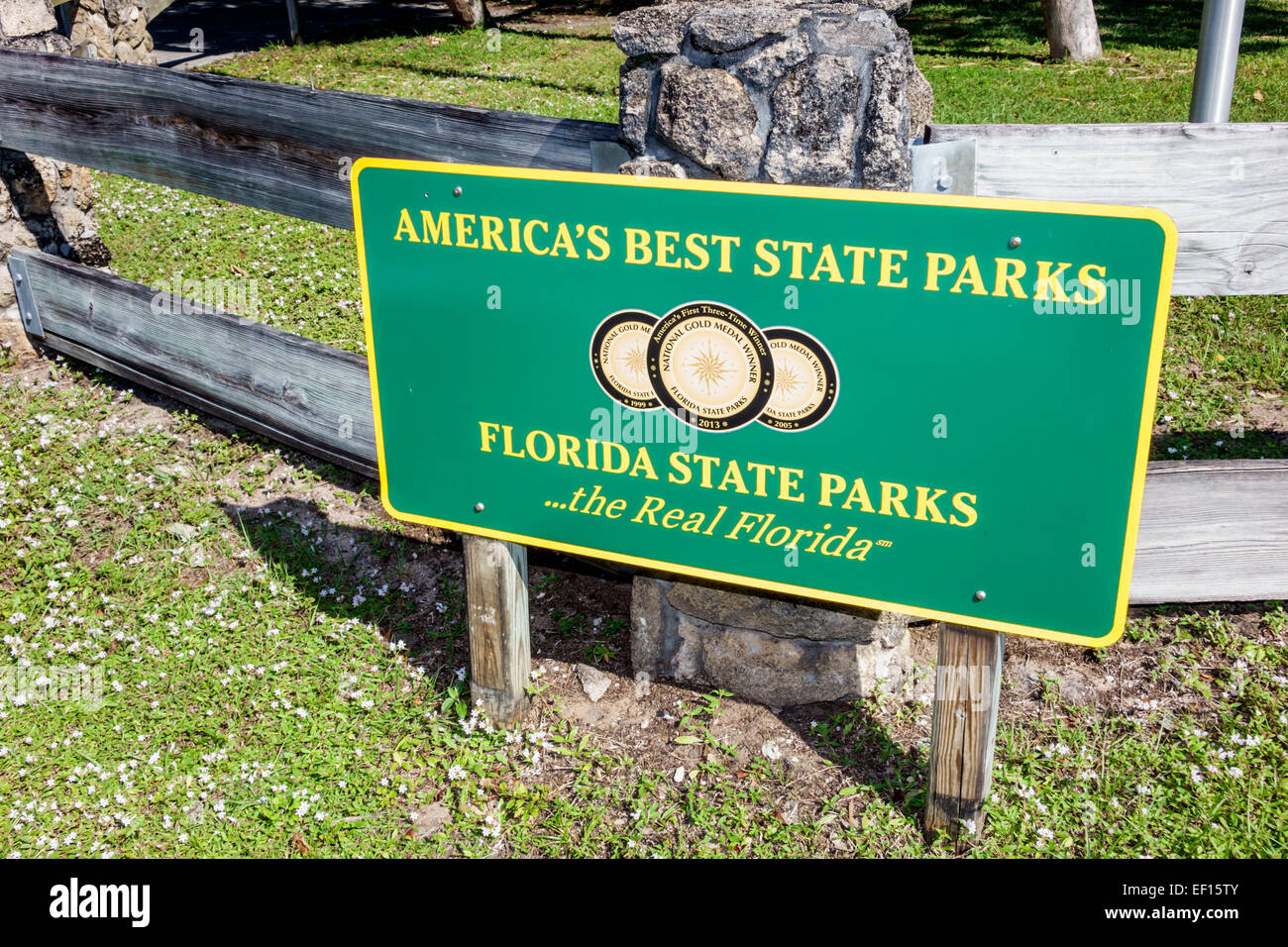 Riviera Beach Florida, North Palm Beach, John D. MacArthur Beach state Park, cartello, logo, parchi, visitatori viaggio turismo viaggio terra punto di riferimento turistico Foto Stock