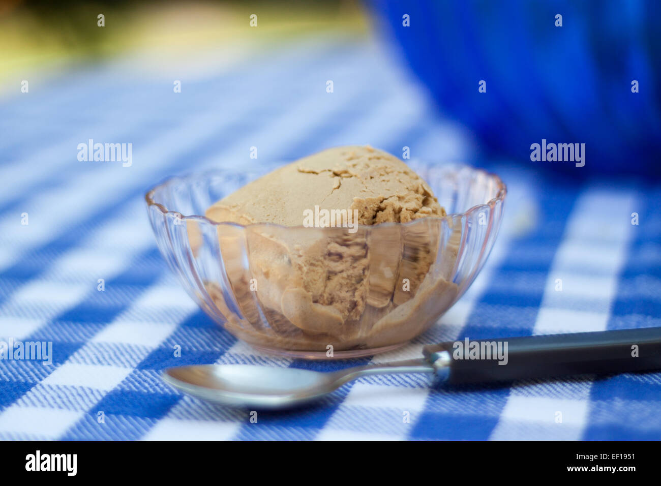 Gelato al cioccolato Foto Stock