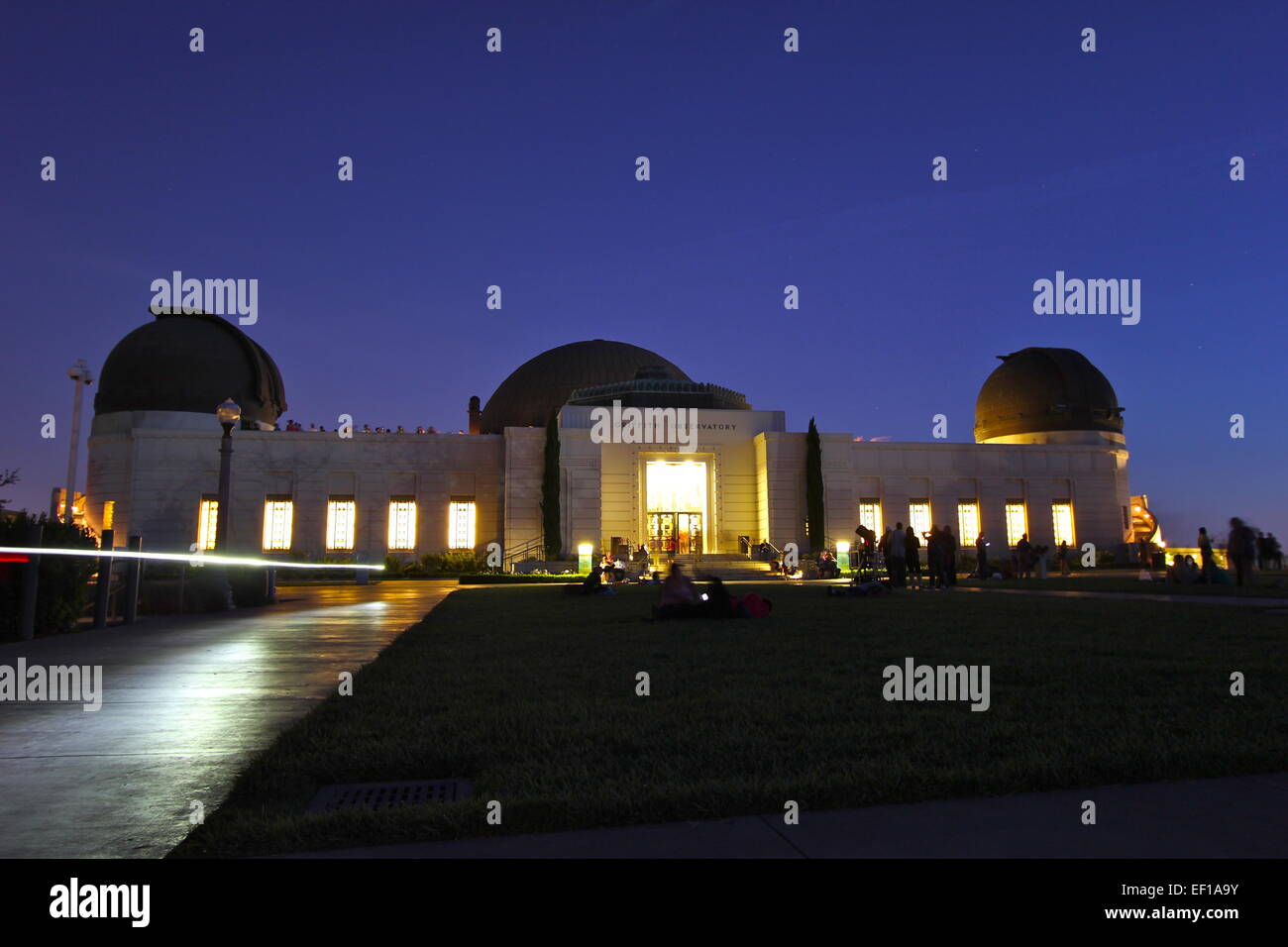 Osservatorio Griffith nelle ore notturne Foto Stock