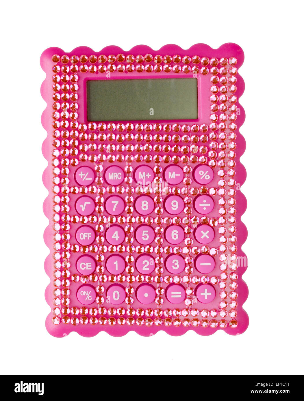 Rosa bling calcolatrice Foto Stock