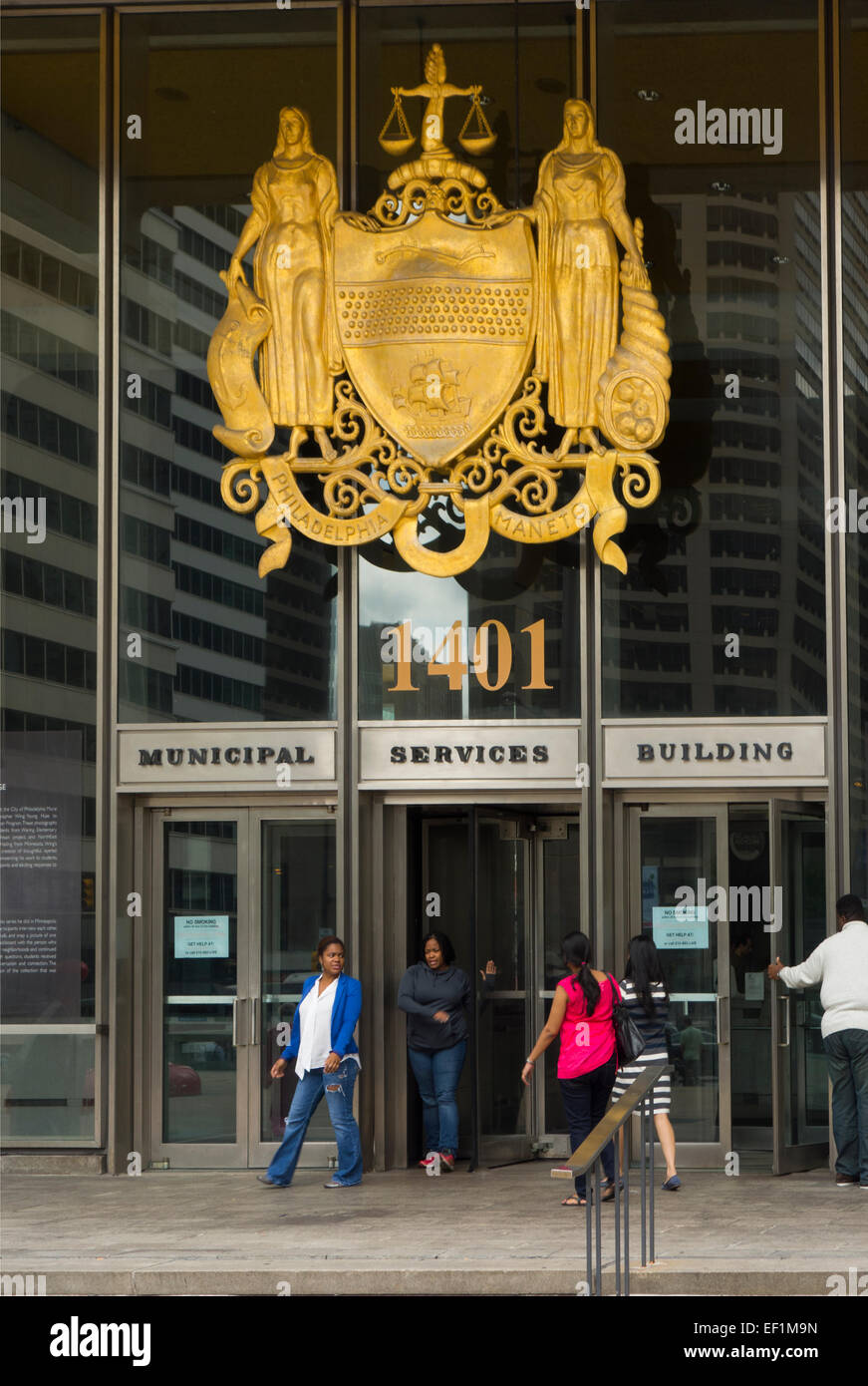 Sindaco Frank Rizzo statua Philadelphia PA Foto Stock