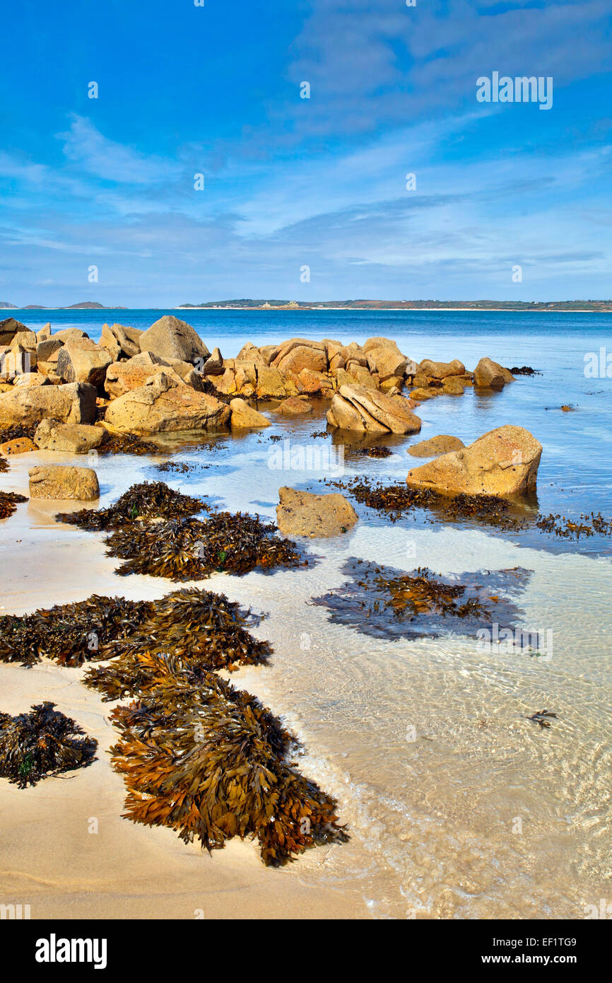 St Mary's; Isole Scilly; Regno Unito Foto Stock