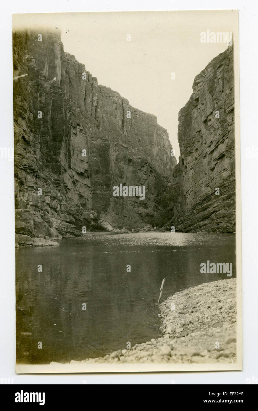 Scorcio del canyon del Rio Grande Foto Stock