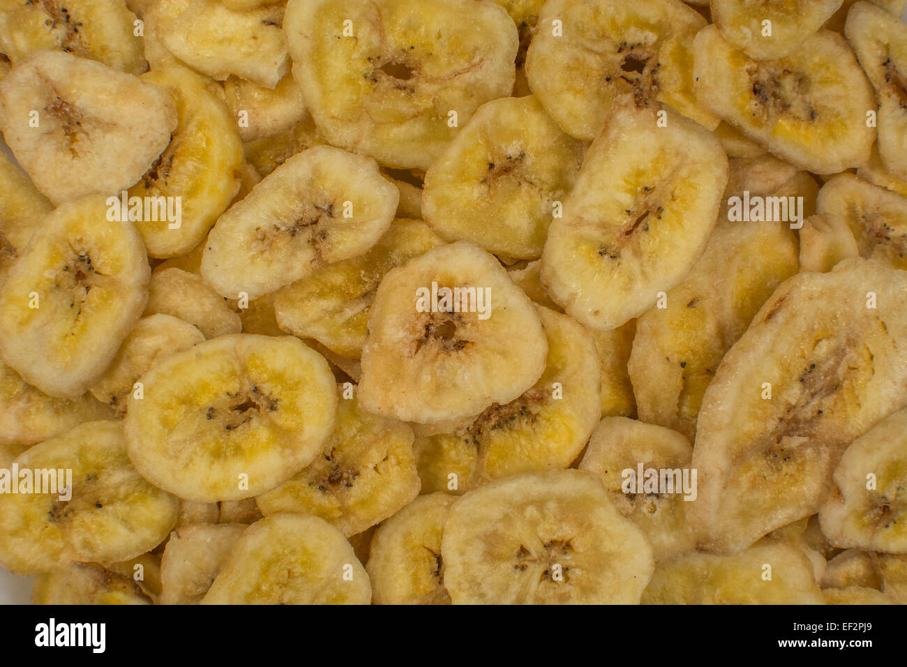 Chips di banana. Foto Stock
