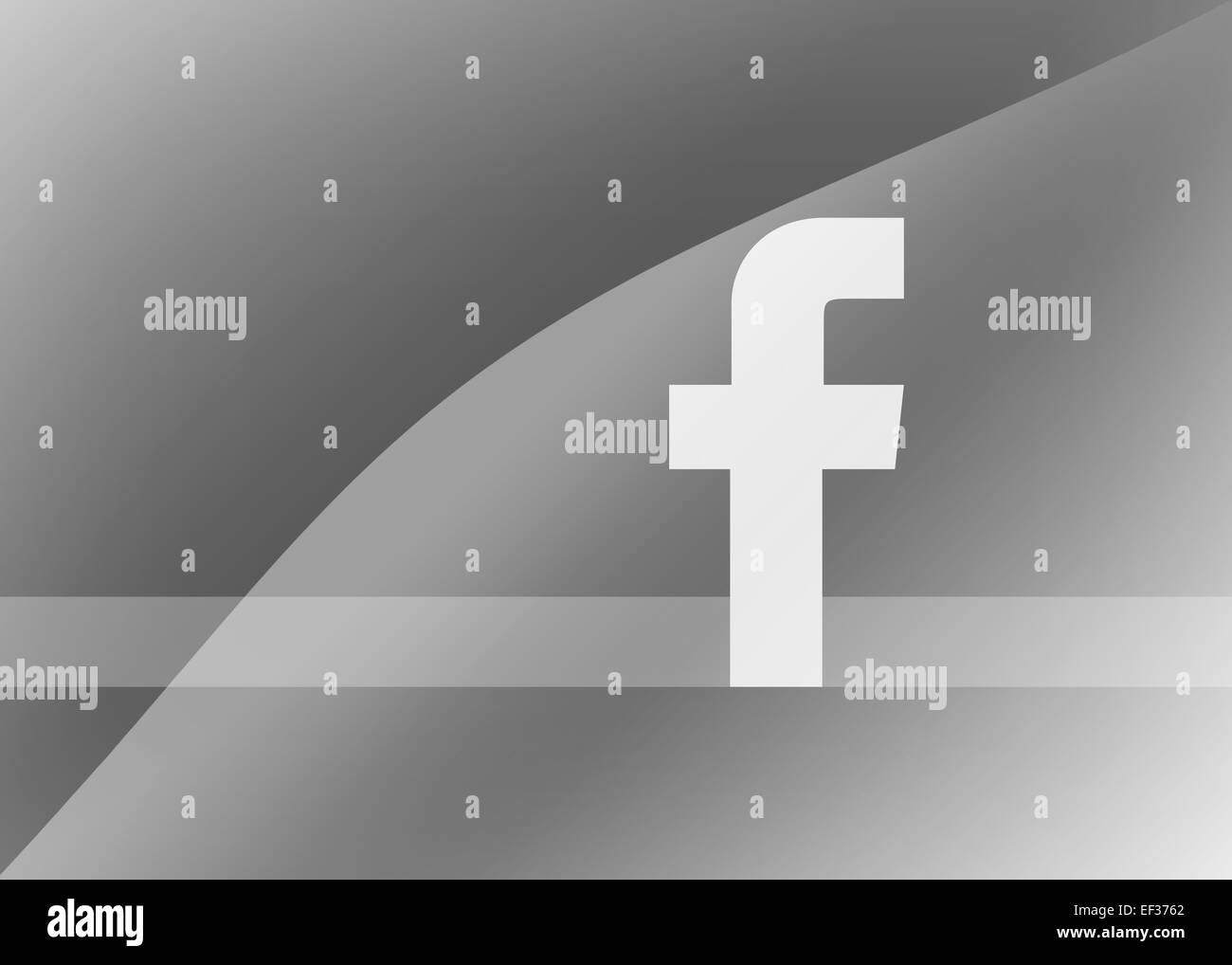 Logo di facebook icona simbolo emblema Foto Stock