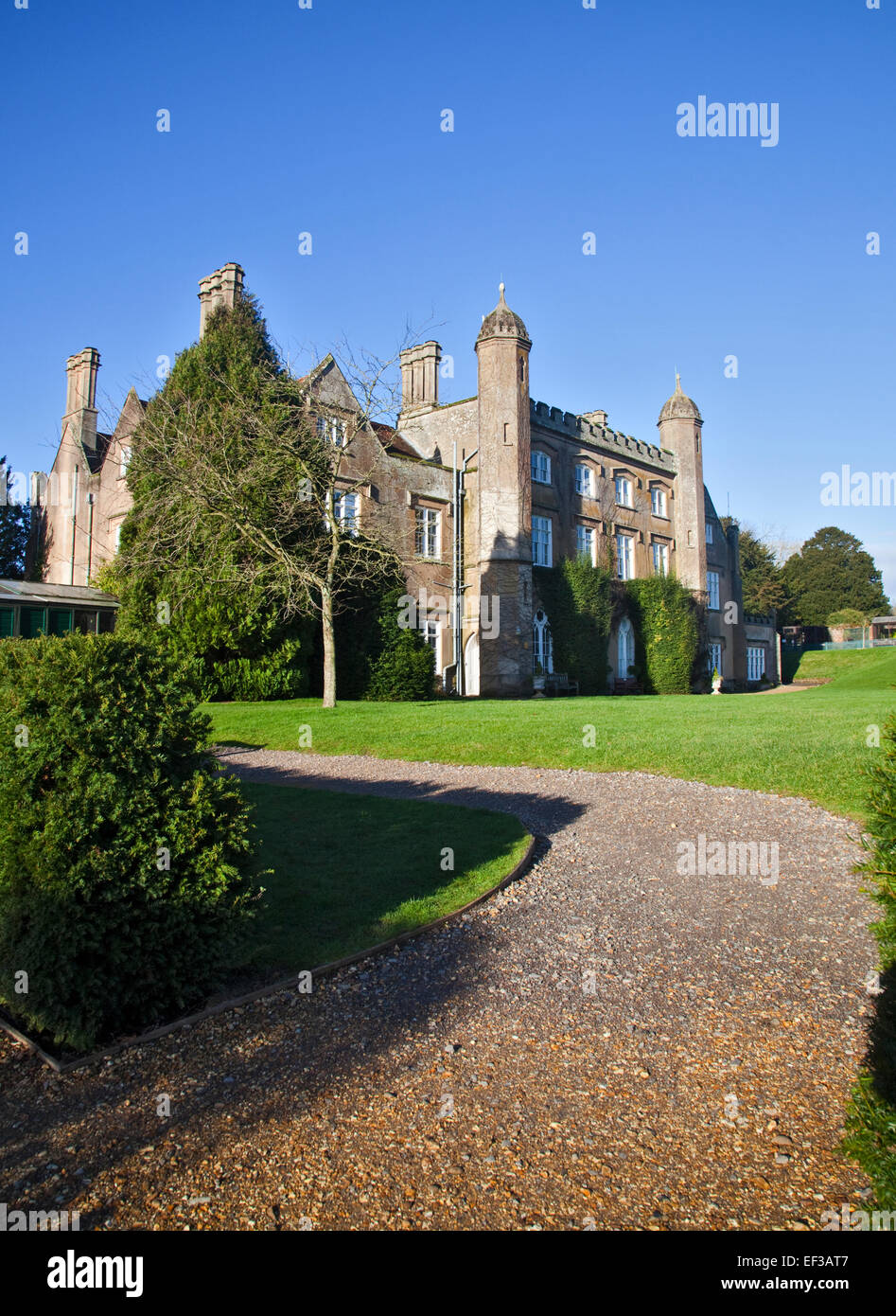 Marwell Hall, Marwell Wildlife, Hampshire, Inghilterra Foto Stock