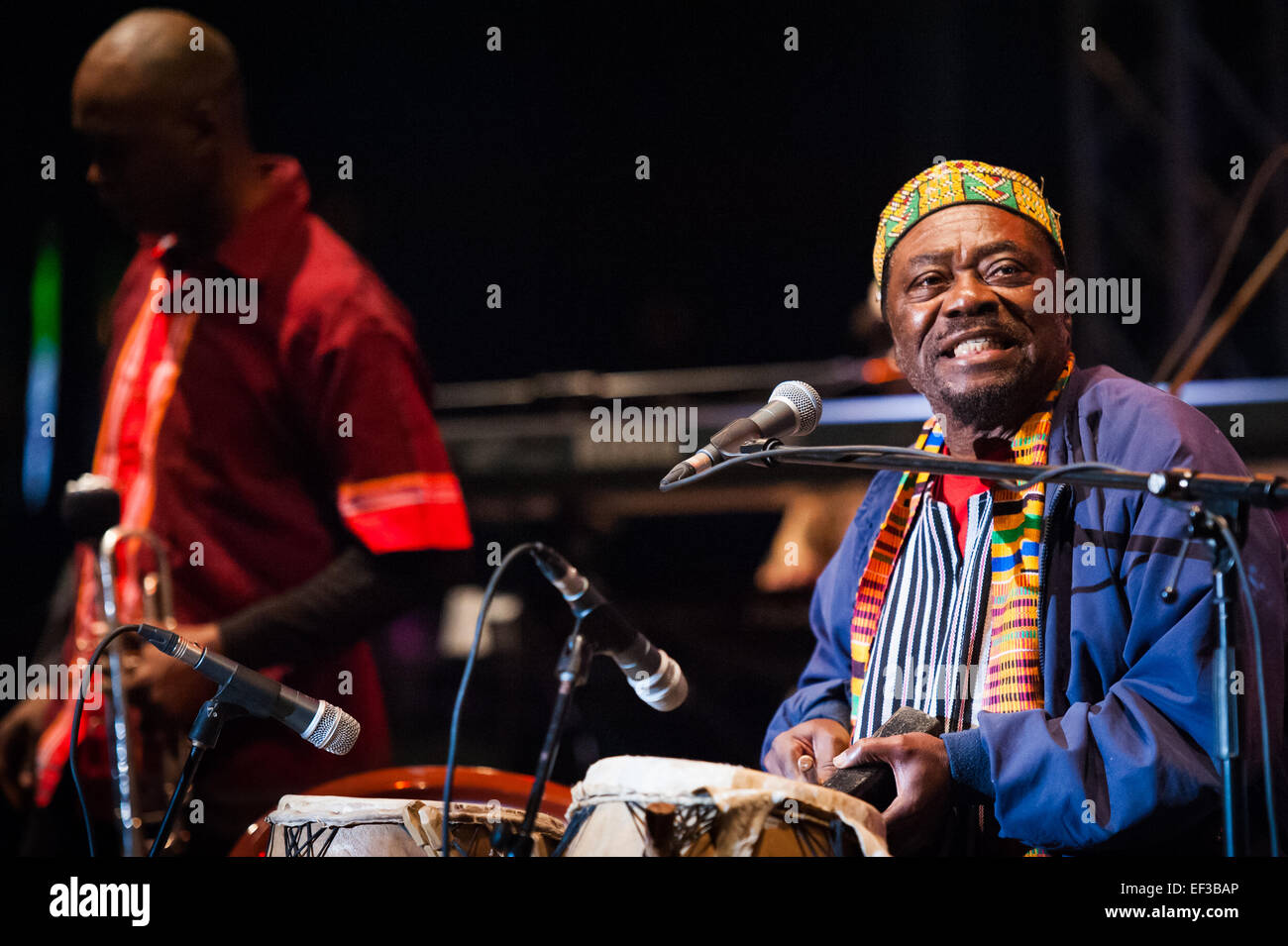 Osibisa, British Afro-pop band, giocando al Festival Lent, Maribor, Slovenia, 2013. Foto Stock
