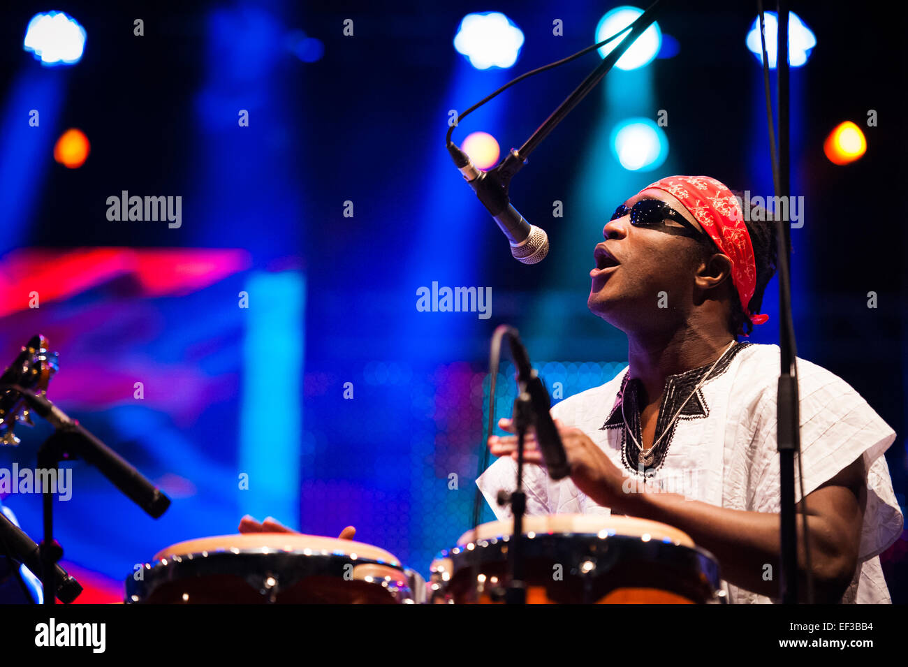 Osibisa, British Afro-pop band, giocando al Festival Lent, Maribor, Slovenia, 2013. Foto Stock