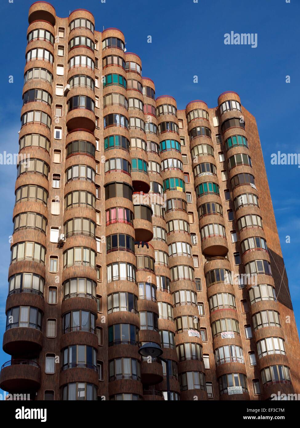 Simpatiche edificio di appartamenti Foto Stock