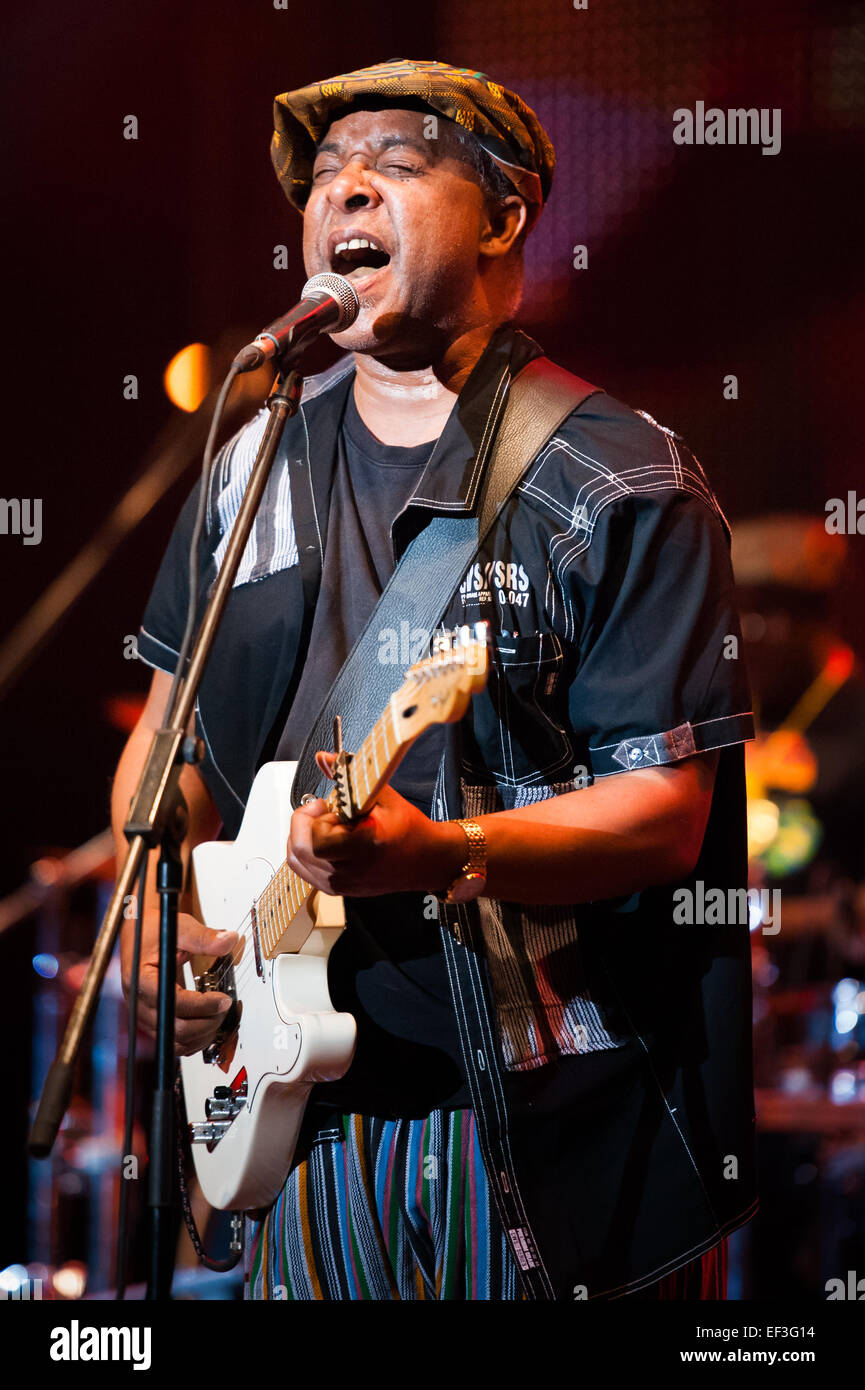 Osibisa, British Afro-pop band, giocando al Festival Lent, Maribor, Slovenia, 2013. Foto Stock