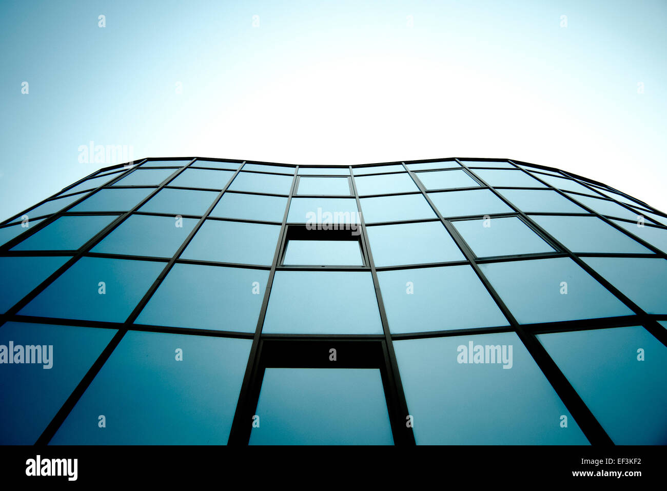 Vetro moderno edificio di windows Foto Stock