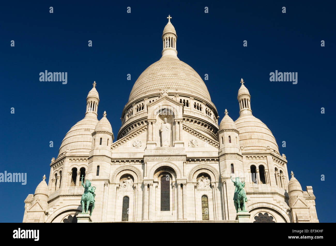 Basilica Sacre Coeur di Montmartre, Paris, Francia. Foto Stock