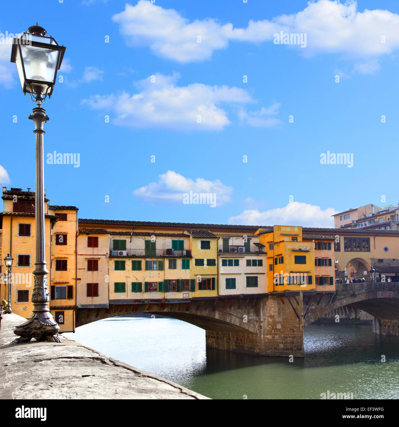 Ponte Vecchio a Firenze, Italia Foto Stock